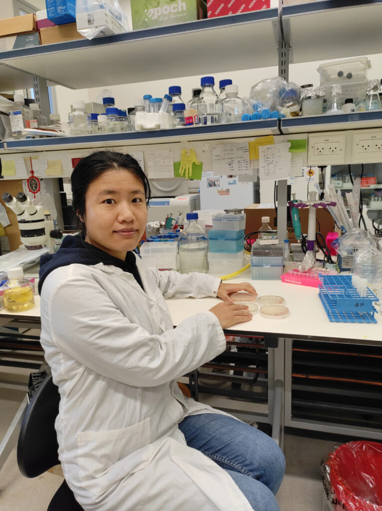 Xiaohui Li, from Prof. Benjamin Podbilewicz's lab